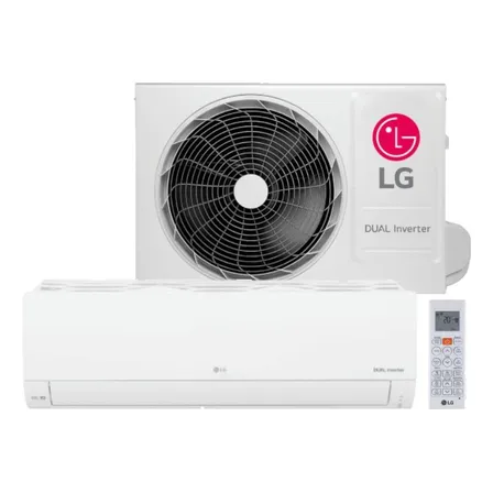 Ar Condicionado Dual Inverter LG Compact Ai 9000 Btus Frio Branco 220v