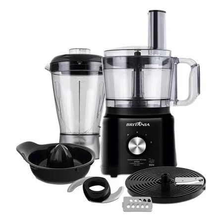 Multiprocessador All In One Bmp900p 3 Em 1 Britânia Preto 127v