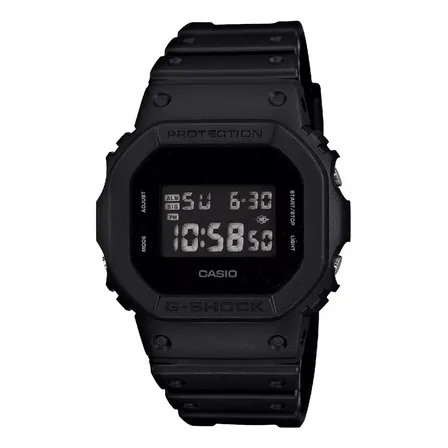 Relógio Casio Masculino G-shock Digital Preto Dw-5600bb-1dr Preto
